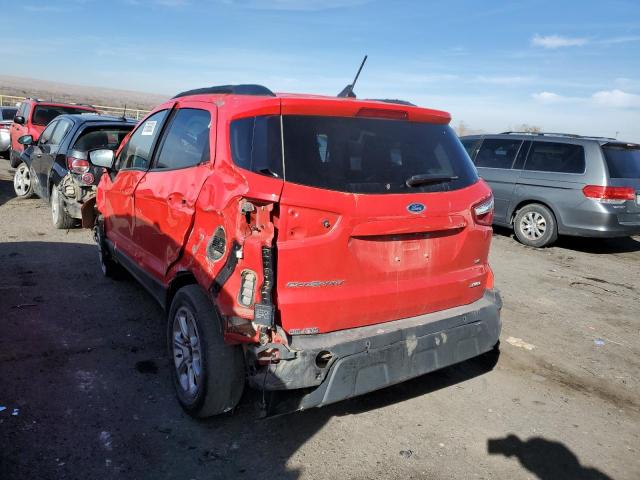 MAJ6S3GL8LC314008 - 2020 FORD ECOSPORT SE RED photo 2