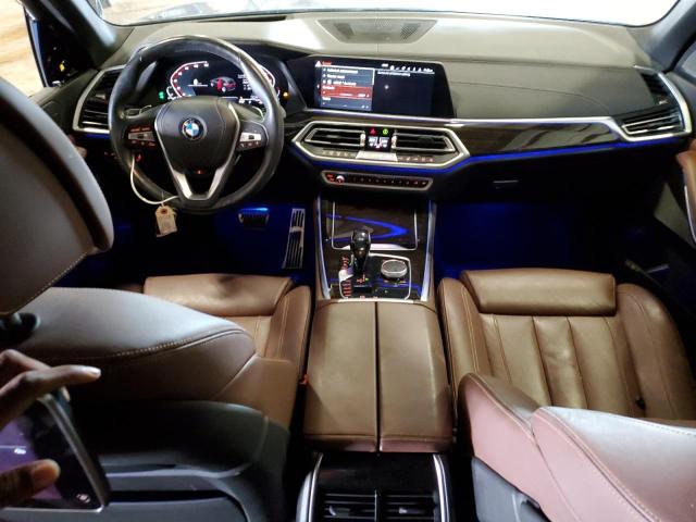 5UXCR6C53KLL38263 - 2019 BMW X5 XDRIVE40I BLUE photo 8