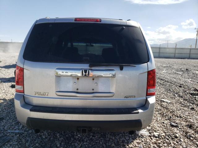 5FNYF4H27AB040450 - 2010 HONDA PILOT LX GRAY photo 6