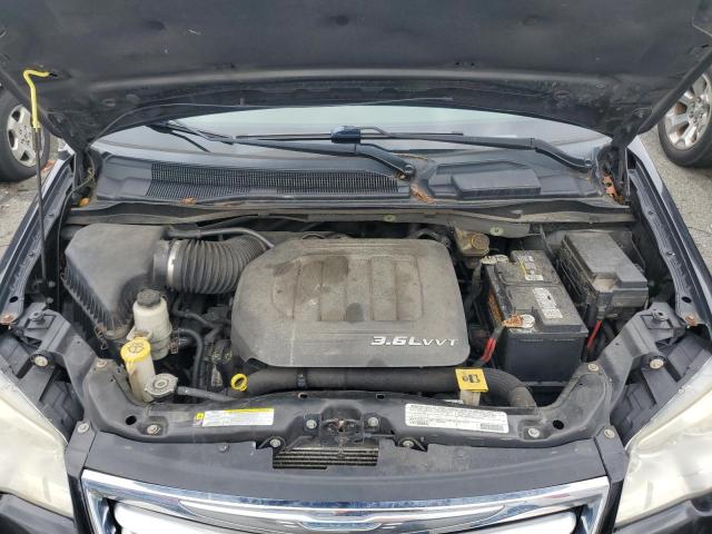 2C4RC1BGXCR400852 - 2012 CHRYSLER TOWN & COU TOURING BLACK photo 12