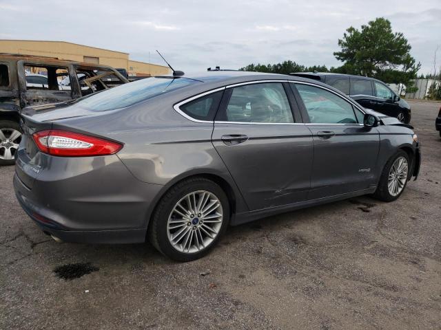 3FA6P0LU4ER106890 - 2014 FORD FUSION SE HYBRID BLUE photo 3