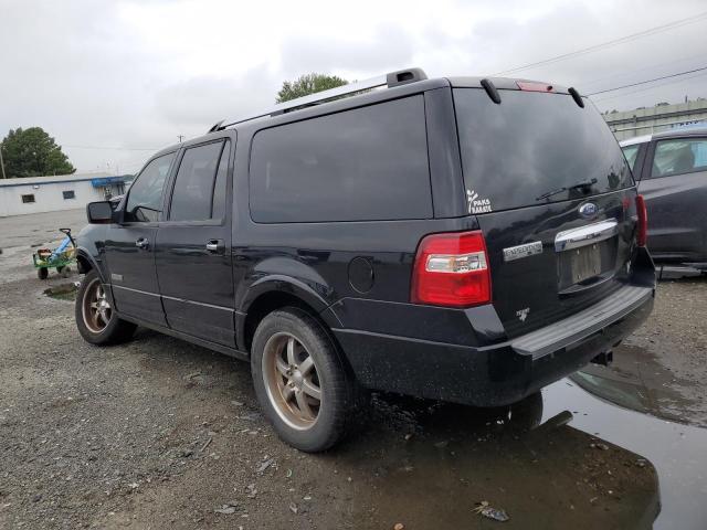 1FMFK195X8LA05320 - 2008 FORD EXPEDITION EL LIMITED BLACK photo 2