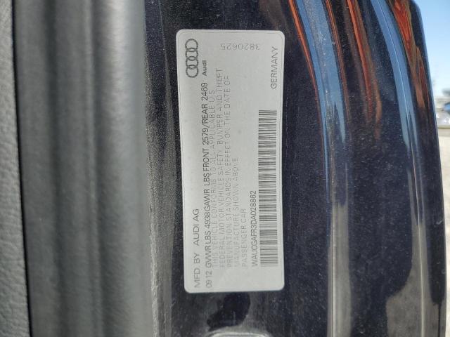 WAUCGAFR3DA028862 - 2013 AUDI S5 PREMIUM PLUS GRAY photo 12