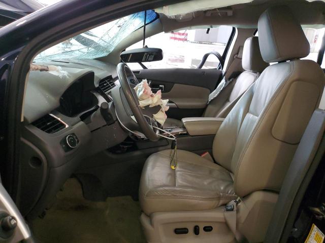 2FMDK4JC3BBA12037 - 2011 FORD EDGE SEL BLUE photo 7