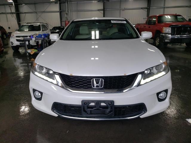1HGCT2B80DA002710 - 2013 HONDA ACCORD EXL WHITE photo 5