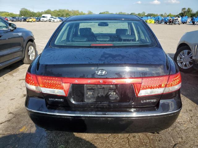 KMHFC46F26A052877 - 2006 HYUNDAI AZERA SE BLACK photo 6