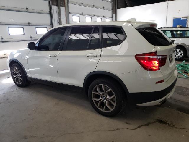 5UXWX7C55BL734297 - 2011 BMW X3 XDRIVE35I WHITE photo 2