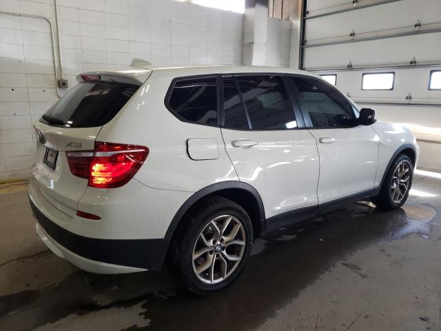 5UXWX7C55BL734297 - 2011 BMW X3 XDRIVE35I WHITE photo 3