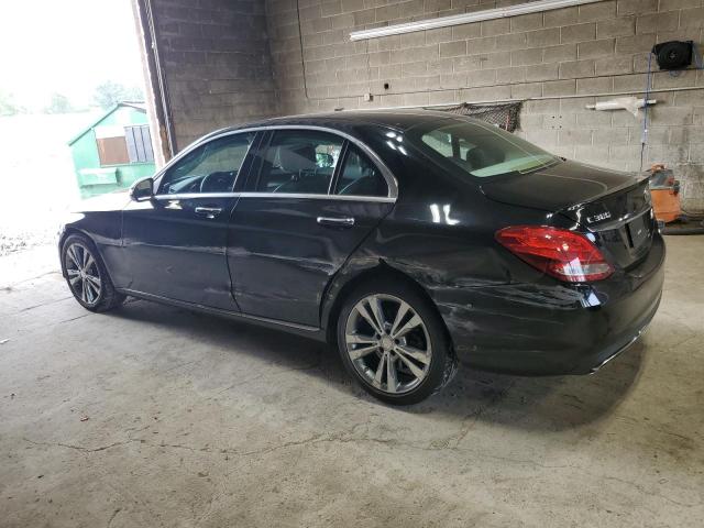 WDDWF4KB6GR166856 - 2016 MERCEDES-BENZ C 300 4MATIC BLACK photo 2