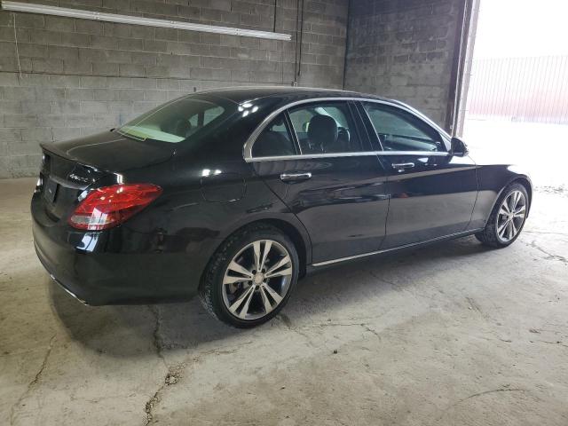 WDDWF4KB6GR166856 - 2016 MERCEDES-BENZ C 300 4MATIC BLACK photo 3