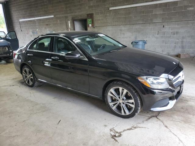 WDDWF4KB6GR166856 - 2016 MERCEDES-BENZ C 300 4MATIC BLACK photo 4