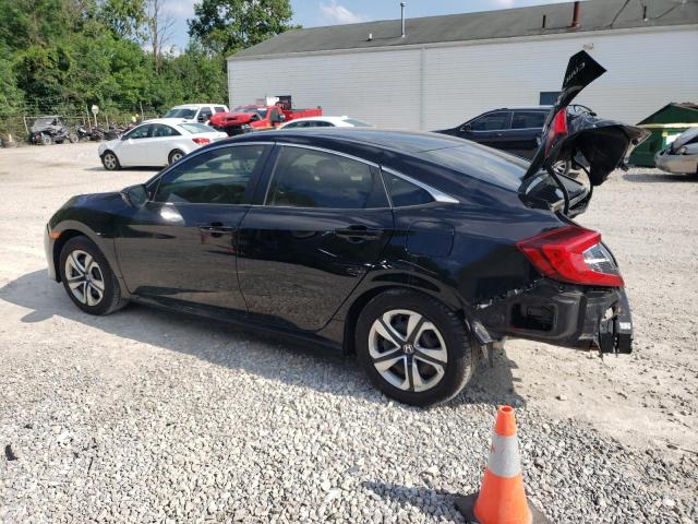 2HGFC2F51JH561497 - 2018 HONDA CIVIC LX BLACK photo 2