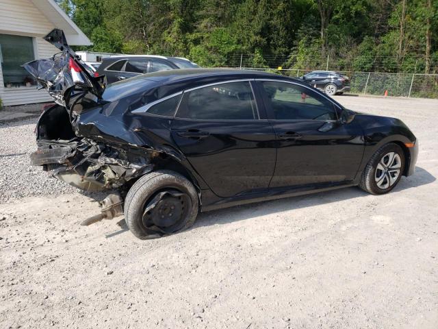 2HGFC2F51JH561497 - 2018 HONDA CIVIC LX BLACK photo 3