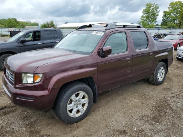 2HJYK16587H540994 - 2007 HONDA RIDGELINE RTL MAROON photo 1