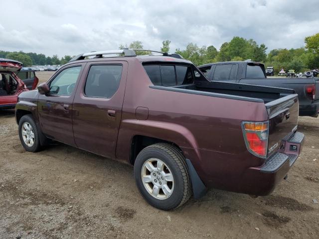 2HJYK16587H540994 - 2007 HONDA RIDGELINE RTL MAROON photo 2