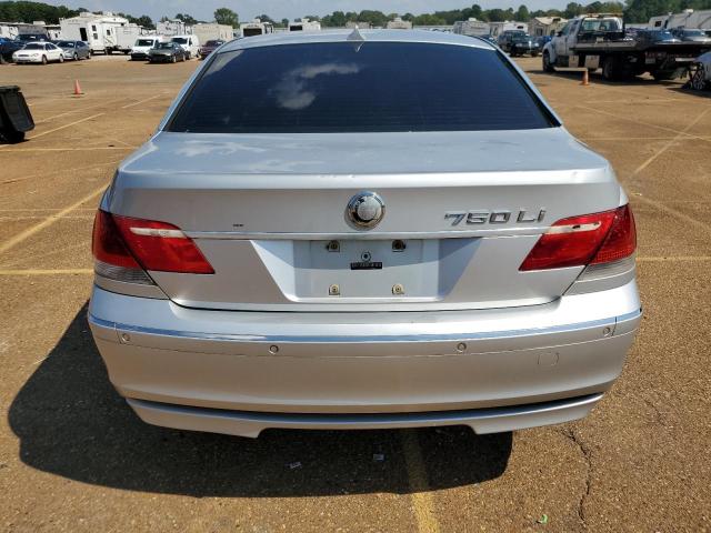 WBAHN83556DT34758 - 2006 BMW 750 LI SILVER photo 6