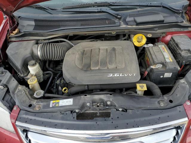 2C4RC1BG6FR706452 - 2015 CHRYSLER TOWN & COU TOURING Tünd qırmızı foto 12