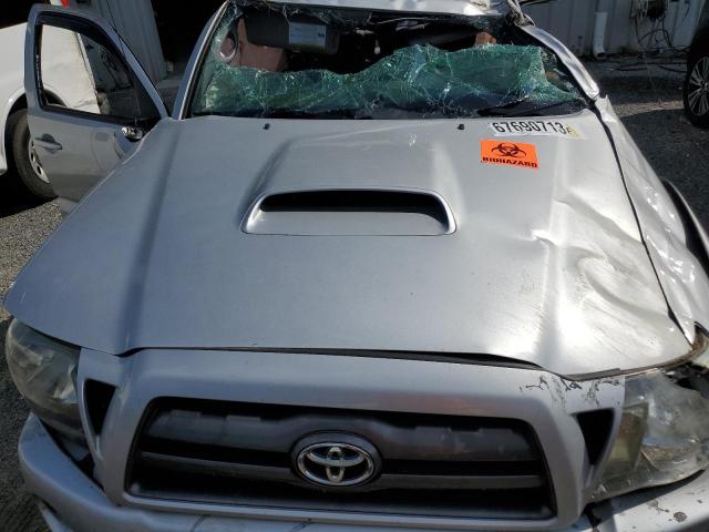5TEUU4EN9AZ707732 - 2010 TOYOTA TACOMA ACCESS CAB ვერცხლისფერი ფოტო 11
