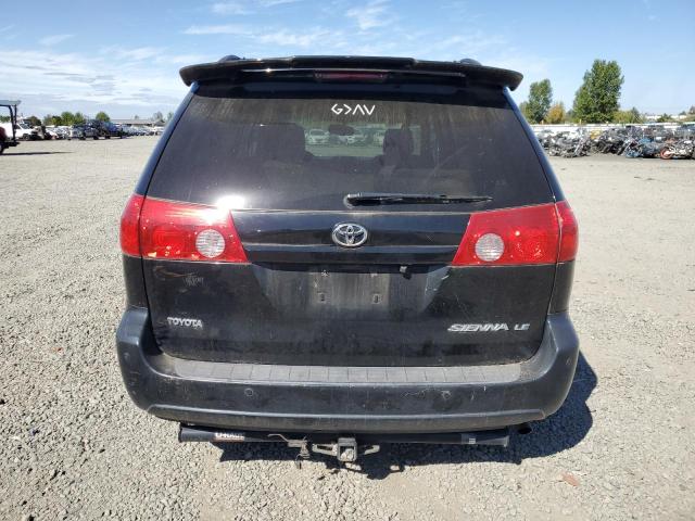 5TDZK23C08S176140 - 2008 TOYOTA SIENNA CE BLACK photo 6