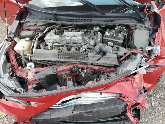 JTDEPRAE6LJ077972 - 2020 TOYOTA COROLLA LE RED photo 11