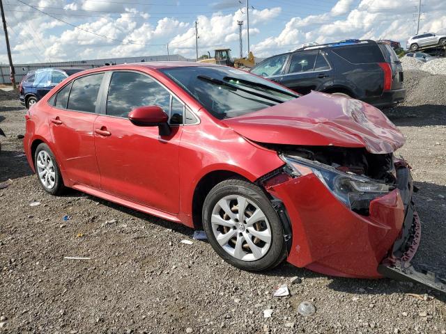 JTDEPRAE6LJ077972 - 2020 TOYOTA COROLLA LE RED photo 4