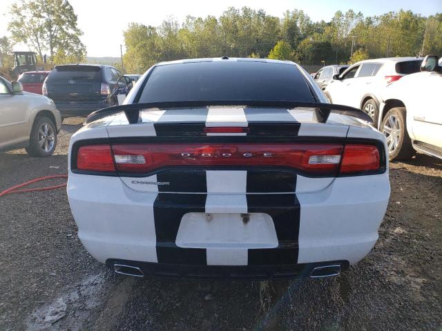 2B3CL3CG6BH614811 - 2011 DODGE CHARGER WHITE photo 6