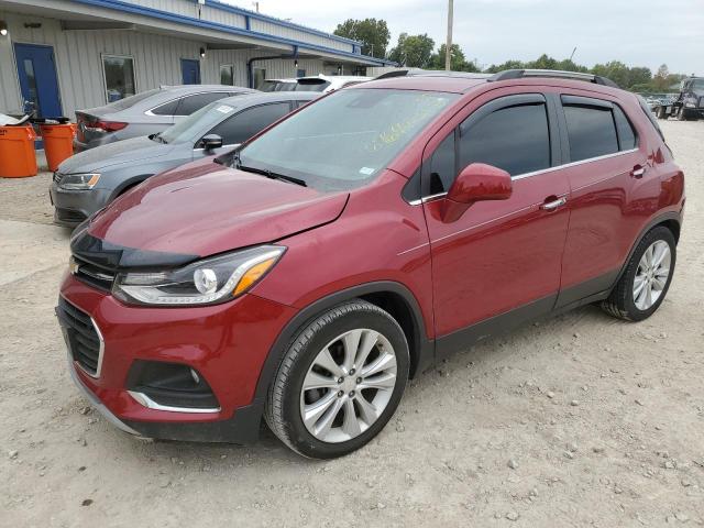 3GNCJMSB2KL403278 - 2019 CHEVROLET TRAX PREMIER MAROON photo 1