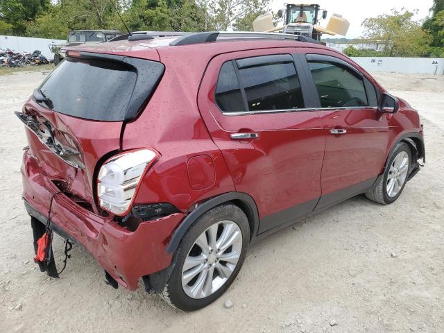 3GNCJMSB2KL403278 - 2019 CHEVROLET TRAX PREMIER MAROON photo 3