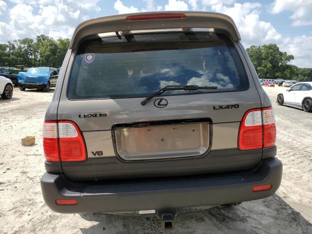 JT6HT00W2X0040323 - 1999 LEXUS LX 470 GRAY photo 6