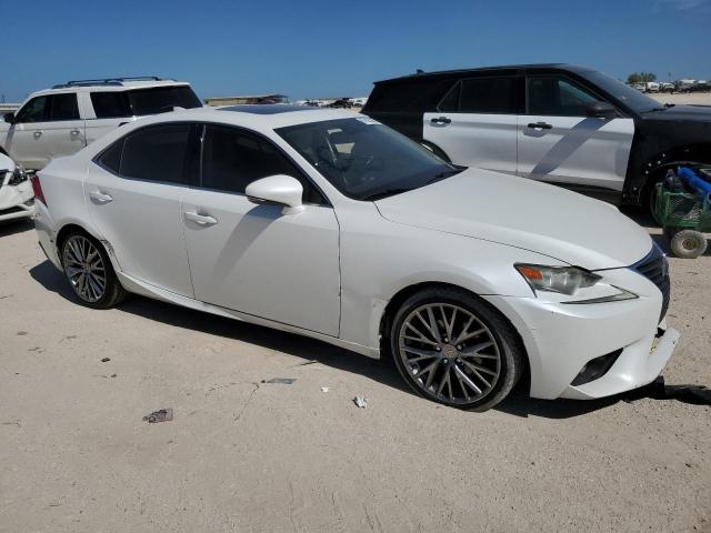 JTHCF1D28E5004416 - 2014 LEXUS IS 250 WHITE photo 4