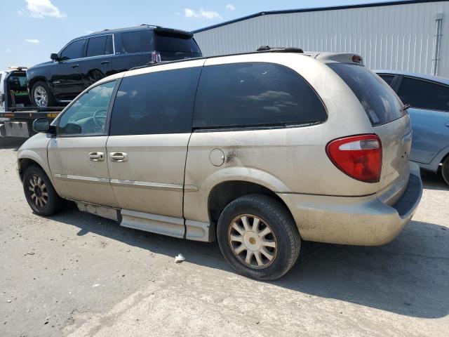 2C4GP44352R771536 - 2002 CHRYSLER TOWN & COU LX TAN photo 2