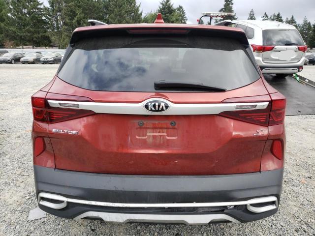 KNDEUCAA6M7157869 - 2021 KIA SELTOS S RED photo 6