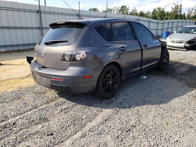 JM1BK343481814778 - 2008 MAZDA 3 HATCHBACK GRAY photo 3