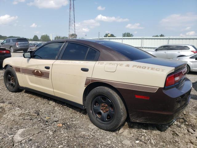 2C3CDXAT8CH255910 - 2012 DODGE CHARGER POLICE BROWN photo 2
