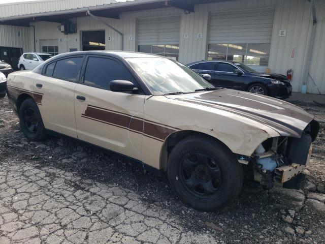 2C3CDXAT8CH255910 - 2012 DODGE CHARGER POLICE BROWN photo 4