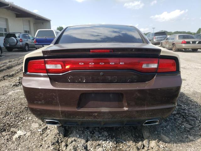 2C3CDXAT8CH255910 - 2012 DODGE CHARGER POLICE BROWN photo 6