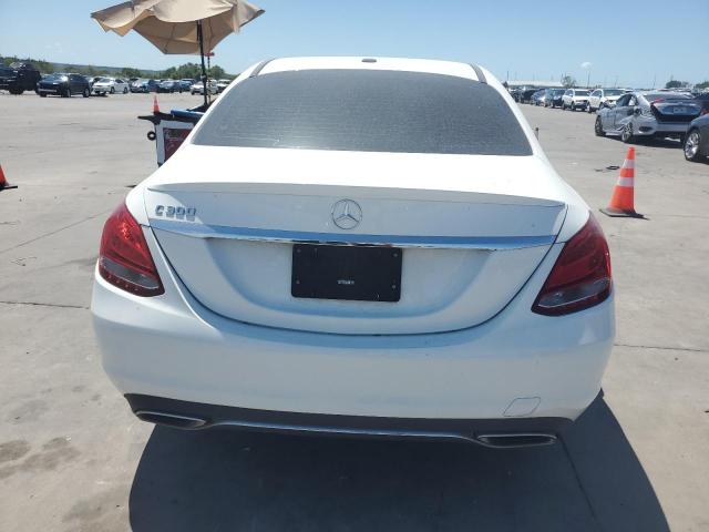 55SWF4JB9JU277795 - 2018 MERCEDES-BENZ C 300 WHITE photo 6