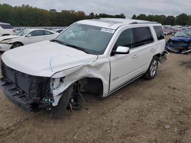 1GNSKCKC5HR390023 - 2017 CHEVROLET TAHOE K1500 PREMIER WHITE photo 1