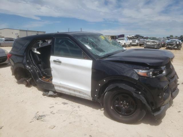 1FM5K8AB5MGA46964 - 2021 FORD EXPLORER POLICE INTERCEPTOR BLACK photo 4