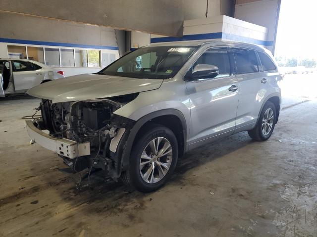 5TDJKRFH7ES015499 - 2014 TOYOTA HIGHLANDER XLE ვერცხლისფერი ფოტო 1