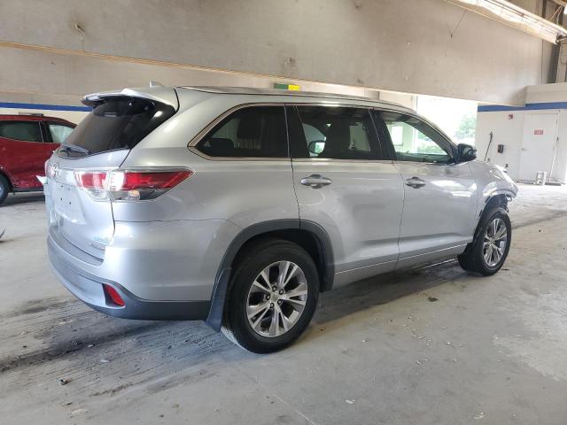 5TDJKRFH7ES015499 - 2014 TOYOTA HIGHLANDER XLE ვერცხლისფერი ფოტო 3