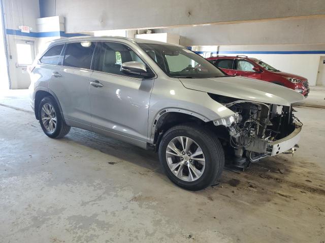 5TDJKRFH7ES015499 - 2014 TOYOTA HIGHLANDER XLE ვერცხლისფერი ფოტო 4