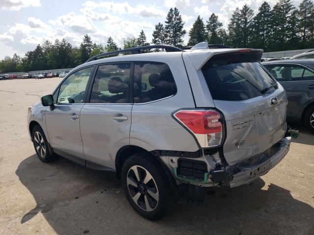 JF2SJAJC5JH609478 - 2018 SUBARU FORESTER 2.5I LIMITED SILVER photo 2