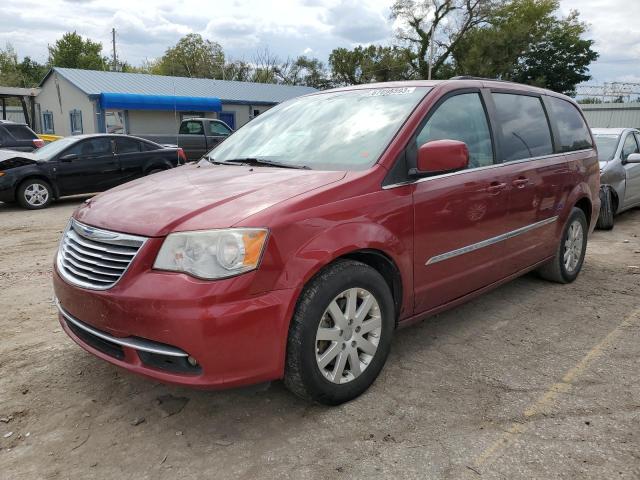 2C4RC1BG2ER271167 - 2014 CHRYSLER TOWN & COU TOURING RED photo 1