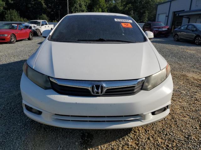 19XFB2F50CE067180 - 2012 HONDA CIVIC LX WHITE photo 5