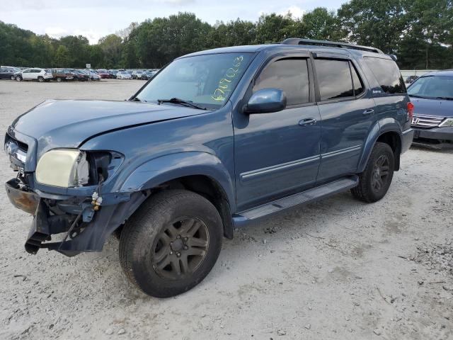 5TDBT48A36S260614 - 2006 TOYOTA SEQUOIA LIMITED BLUE photo 1