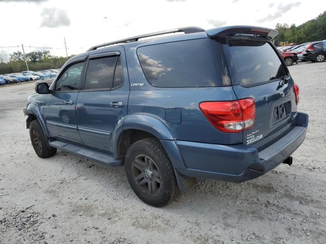 5TDBT48A36S260614 - 2006 TOYOTA SEQUOIA LIMITED BLUE photo 2