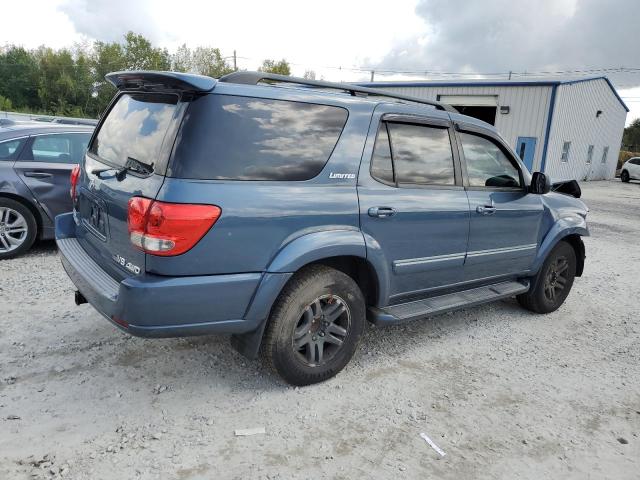 5TDBT48A36S260614 - 2006 TOYOTA SEQUOIA LIMITED BLUE photo 3