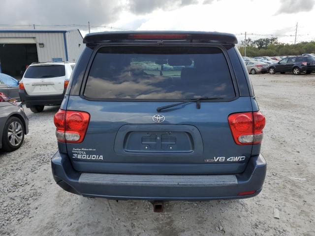 5TDBT48A36S260614 - 2006 TOYOTA SEQUOIA LIMITED BLUE photo 6