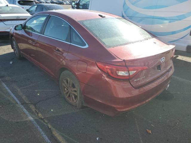 5NPE24AF8GH433458 - 2016 HYUNDAI SONATA SE RED photo 2